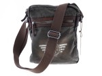 TOREBKA PRZEWIESZKA NA TABLET PŁÓTNO KHAKI SKÓRA GREENBURRY 5903-30 AVIATOR