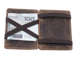 PORTFEL MAGICZNY ETUI NA KARTY SKÓRA VINTAGE GREENBURRY 1608-25
