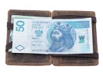 PORTFEL MAGICZNY ETUI NA KARTY SKÓRA VINTAGE GREENBURRY 1608-25