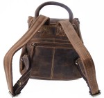 PLECAK MAŁY SKÓRA VINTAGE GREENBURRY 1605-25