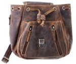 PLECAK MAŁY SKÓRA VINTAGE GREENBURRY 1605-25
