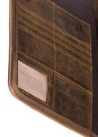 TECZKA AKTÓWKA ORGANIZER FORMAT A4 NA DOKUMENTY SKÓRA VINTAGE GREENBURRY 1721-25