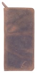 PIÓRNIK ETUI NA DŁUGOPISY NA SUWAK SKÓRA VINTAGE GREENBURRY 1648-25
