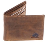 PORTFEL MINI NA KARTY I BANKNOTY POZIOM SKÓRA GREENBURRY 1661-25