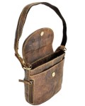 TOREBKA NA RAMIĘ MAŁA PRZEWIESZKA SKÓRA VINTAGE GREENBURRY 1727-25