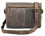 TORBA NA RAMIĘ MIEJSKA FORMAT A5 POZIOM NA TABLET SKÓRA VINTAGE GREENBURRY 1731-25