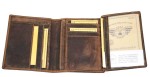 ETUI NA KARTY DOKUMENTY PORTFEL PION SKÓRA VINTAGE GREENBURRY 1794B-25
