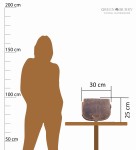 TOREBKA LISTONOSZKA MYŚLIWSKA NA RAMIĘ SKÓRA VINTAGE GREENBURRY 1638-25