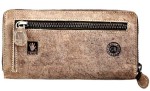 PORTFEL DUŻY NA SUWAK DAMSKI SKÓRA VINTAGE GREENBURRY 820-25