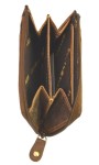 PORTFEL MINI NA SUWAK ETUI NA KARTY PION SKÓRA VINTAGE GREENBURRY 1685-25 RFID