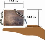 PORTFELZ ŁAŃCUCHEM POZIOM SKÓRA VINTAGE GREENBURRY 1796-S-25