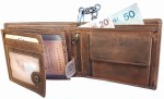 PORTFELZ ŁAŃCUCHEM POZIOM SKÓRA VINTAGE GREENBURRY 1796-S-25