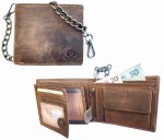 PORTFELZ ŁAŃCUCHEM POZIOM SKÓRA VINTAGE GREENBURRY 1796-S-25