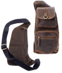 SASZETKA CROSSBAG PLECAK NA JEDNO RAMIĘ SKÓRA VINTAGE GREENBURRY 1612-25