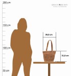 TORBA SHOPPER NA RAMIĘ SKÓRA VINTAGE GREENBURRY 1628-25