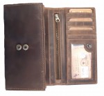 PORTFEL DUŻY DAMSKI OCHRONA RFID SKÓRA VINTAGE GREENBURRY 1669-25