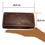 PORTFEL DUŻY DAMSKI OCHRONA RFID SKÓRA VINTAGE GREENBURRY 1669-25