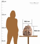 PLECAK DUŻY FORMAT A4 SKÓRA VINTAGE GREENBURRY 1711-25