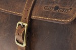 TORBA DO ROWERU SAKWA TECZKA POZIOM SKÓRA VINTAGE GREENBURRY 1577-25