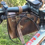 TORBA DO ROWERU SAKWA TECZKA POZIOM SKÓRA VINTAGE GREENBURRY 1577-25