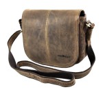 TOREBKA NA RAMIĘ LISTONOSZKA FORMAT A5 SKÓRA VINTAGE GREENBURRY 1723M-25