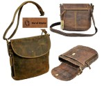 TOREBKA NA RAMIĘ MAŁA PRZEWIESZKA SKÓRA VINTAGE GREENBURRY 1727-25