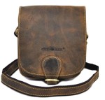 TOREBKA NA RAMIĘ MAŁA LISTONOSZKA SKÓRA VINTAGE GREENBURRY 1738-25