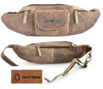 SASZETKA NERKA Z PASKIEM BIODROWA SKÓRA VINTAGE GREENBURRY 1743-25