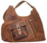 TOREBKA NA RAMIĘ DAMSKA Z ODPINANĄ SASZETKĄ SKÓRA VINTAGE GREENBURRY 1917-25