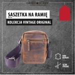 TOREBKA PRZEWIESZKA SASZETKA NA RAMIĘ SKÓRA GREENBURRY 1610-25