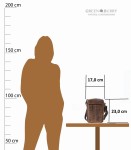 TOREBKA MAŁA PRZEWIESZKA SASZETKA NA RAMIĘ SKÓRA GREENBURRY 1832-25