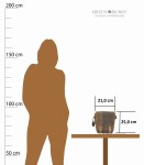 TOREBKA NA RAMIĘ LISTONOSZKA FORMAT A5 SKÓRA VINTAGE GREENBURRY 1812-25