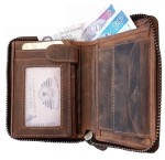 PORTFEL NA SUWAK SKÓRA VINTAGE GREENBURRY 821A-25