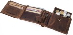 PORTFEL Z WIZERUNKIEM SMOKA POZIOM SKÓRA VINTAGE GREENBURRY D-1796-25