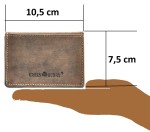 ETUI NA KARTY PORTFEL MINI SKÓRA VINTAGE GREENBURRY 1684-25