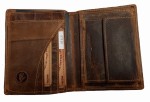 PORTFEL MĘSKI KLASYCZNY PION SKÓRA VINTAGE GREENBURRY 1701-25