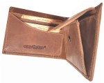 PORTFEL ZODIAK BLIŹNIĘTA SKÓRA VINTAGE GREENBURRY 1705-ZWILLINGE-25 GEMINI
