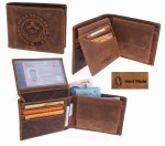 PORTFEL ZODIAK RAK SKÓRA VINTAGE GREENBURRY 1705-KREBS-25 CANCER