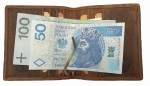 PORTFEL ETUI NA KARTY BANKNOTÓWKA CLIP PION SKÓRA VINTAGE GREENBURRY 1707-25
