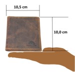 PORTFEL ETUI NA KARTY BANKNOTÓWKA CLIP PION SKÓRA VINTAGE GREENBURRY 1707-25