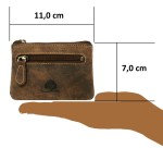 ETUI NA KLUCZE NA SUWAK SKÓRA VINTAGE GREENBURRY 1708-25