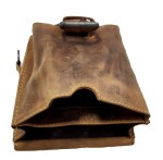 SASZETKA DO PASKA PION Z WIZERUNKIEM CZASZKI SKÓRA VINTAGE GREENBURRY 1754HM-25 SKULL BIKER