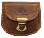 PORTFEL MINI PORTMONETKA PODKOWA SKÓRA VINTAGE GREENBURRY 1753-25