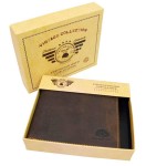 PORTFEL MĘSKI POZIOM RFID OCHRONA SKÓRA VINTAGE GREENBURRY 1705A-RFID-25