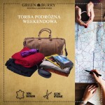 TORBA PODRÓŻNA WEEKENDOWA SKÓRA VINTAGE GREENBURRY 1675-25