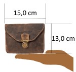 SASZETKA DO PASKA POZIOM SKÓRA VINTAGE GREENBURRY 1754V-25