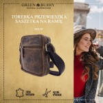 TOREBKA PRZEWIESZKA SASZETKA NA RAMIĘ SKÓRA GREENBURRY 1611-25