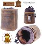 SASZETKA DO PASKA WORECZEK NA PRZYSMAKI DLA PSA SKÓRA VINTAGE GREENBURRY 1601-25