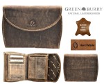 PORTFEL DAMSKI SKÓRA VINTAGE GREENBURRY 1772A-25