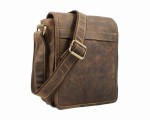TORBA NA RAMIĘ LISTONOSZKA FORMAT A5 SKÓRA VINTAGE GREENBURRY